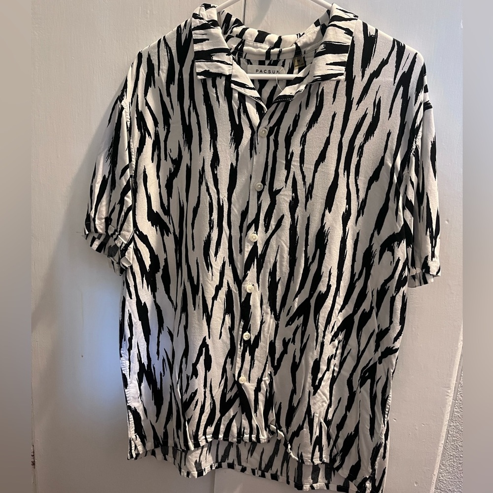 Men’s Zebra Print Shirt